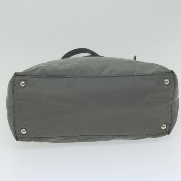 PRADA Tote Bag Nylon 2way Gray Auth - Picture 11 of 16